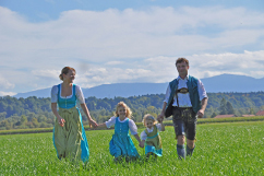 Die junge Bauersfamilie