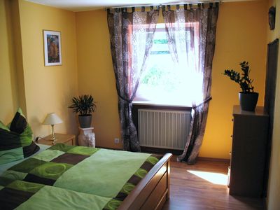 Schlafzimmer Ferienwohnung Grote