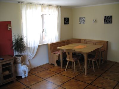 Sitzecke Ferienwohnung Grote