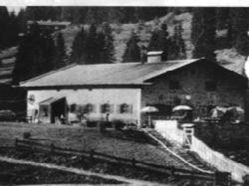 Die Albert-Link-Hütte um 1950