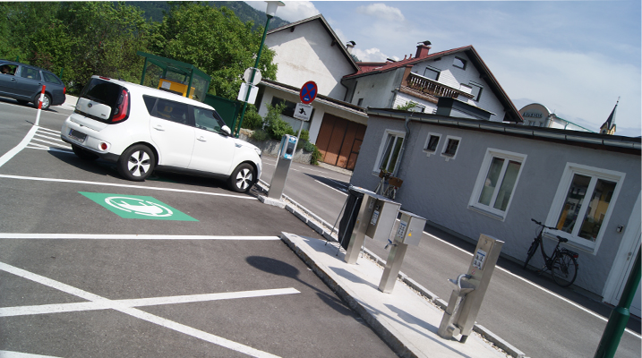 E-Tankstelle Parkplatz \&quot;Kaiservilla\&quot;