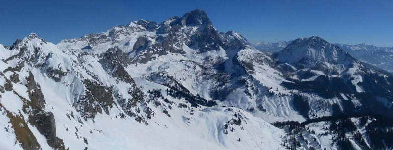 Hofpürglhütte und Dachsteinstock