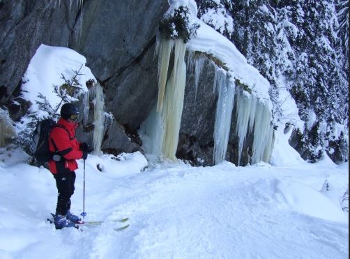 Wasserfall an der Forststraße