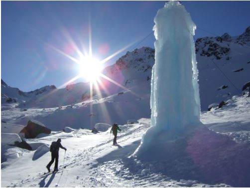 Gleich von der Hütte steil bergauf