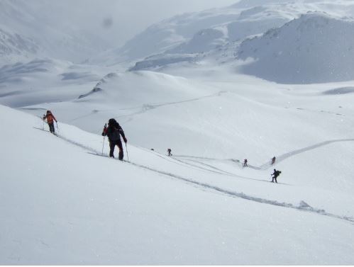 Aufstieg von der Roßwildalm