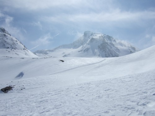 Piz Tasna voraus