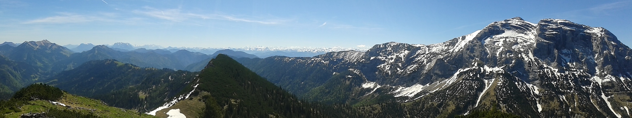 Panorama vom Schneidjoch