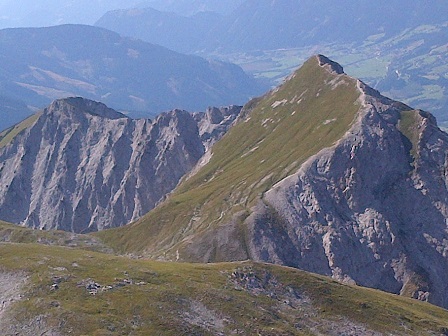 Rückblick von der Riffel Richtung Kalbling (Variante 01A)