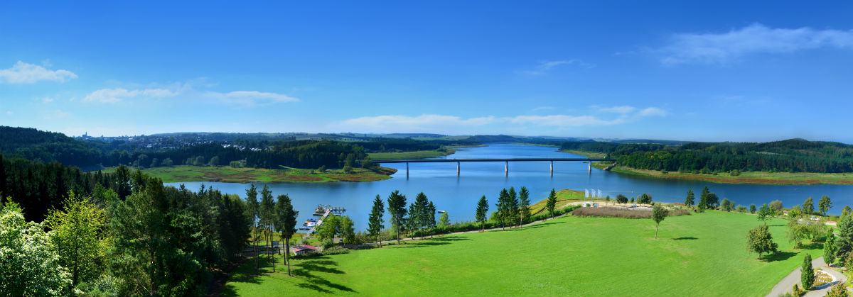 Panoramablick Zeulenrodaer Meer