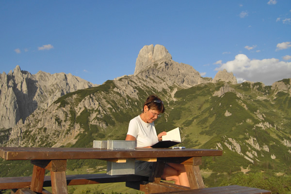 Rastplatz am Mahdriedl vor der Bischofsmütze