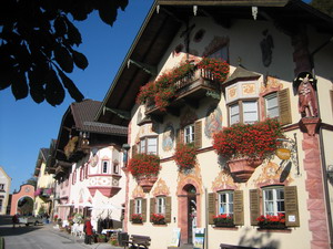 Häuser am Markplatz in Neubeuern
