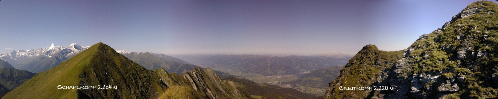 Panorama Breitkopf Schaflkopf