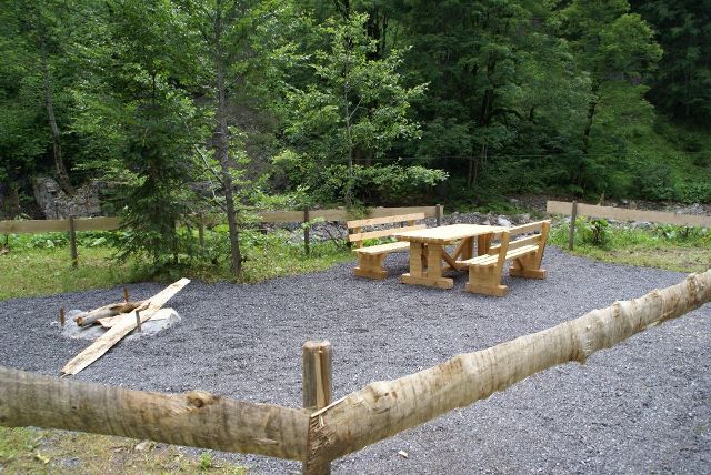 Grillplatz beim Abenteuerpark