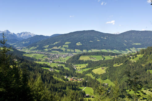 Blick zum Ort Altenmarkt