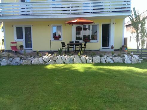 Blick auf die Terrasse