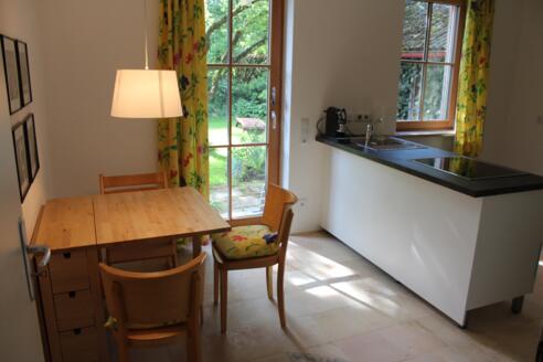 Sitzbereich Ferienwohnung Fuchs