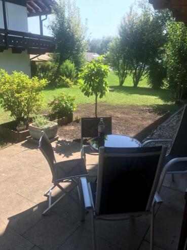 Terrasse Ferienwohnung Prien Perle Skula