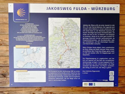 Kreuzberg - Hinweistafel