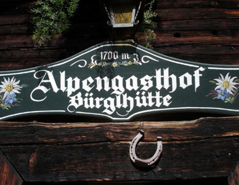 Die Bürglhütte auf 1.700 m