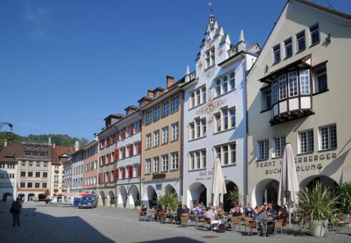 Die Marktgasse in der Feldkircher Innenstadt