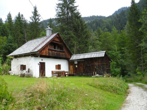 Kleine Hütte mit schönem Ausblick