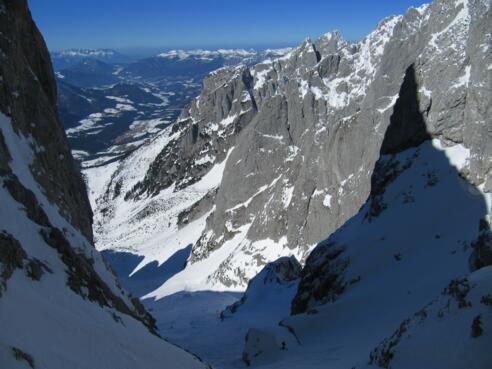 Stuhllochscharte (2246m) an der Bischofsmütze