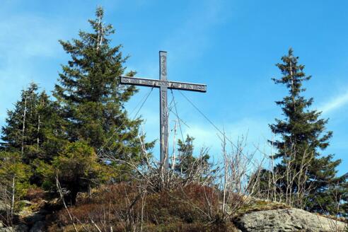 Hochficht Gipfelkreuz 1338m