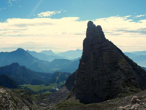 Frauenscharte 1980m mit Ramesch