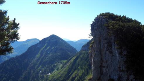 Gennerhorn 1735m vom Regenpitz
