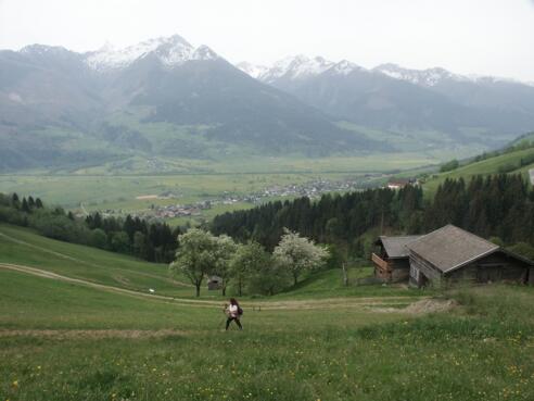Blick auf Piesendorf / Walchen
