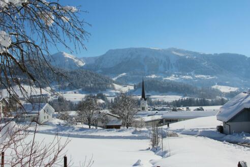 Lingenau im Winter