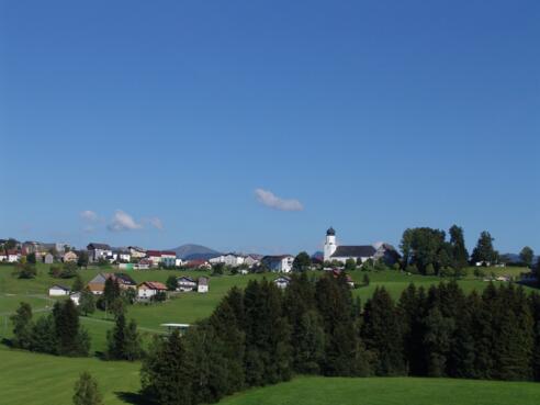 Blick auf die Gemeinde Sulzberg