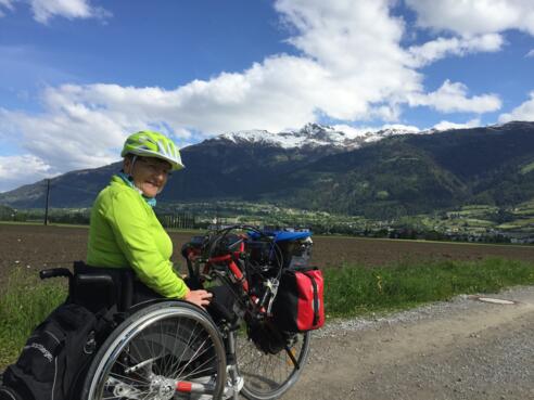 Drauradweg mit dem Handbike
