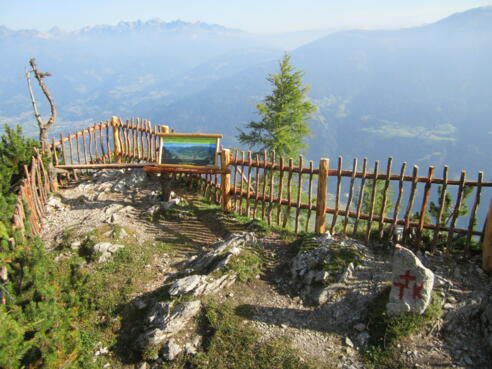 Panoramablick in die Hohen Tauern am Grenzstein, Hochstadelalm