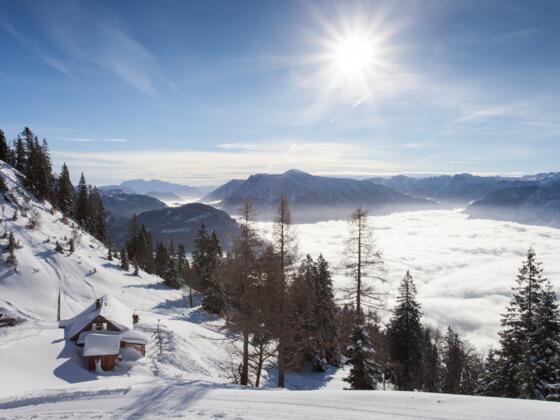 Winter auf der Katrin Alm