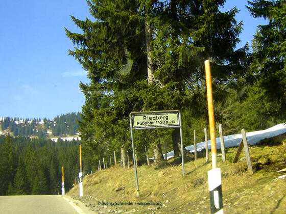 Riedberg Pass 1407m