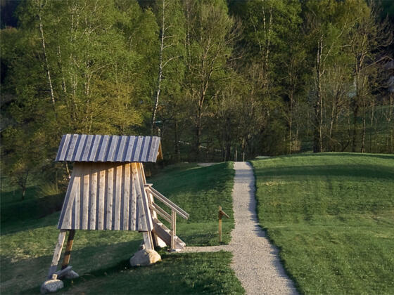 Aussichtspunkt beim Themenweg Lebensroas