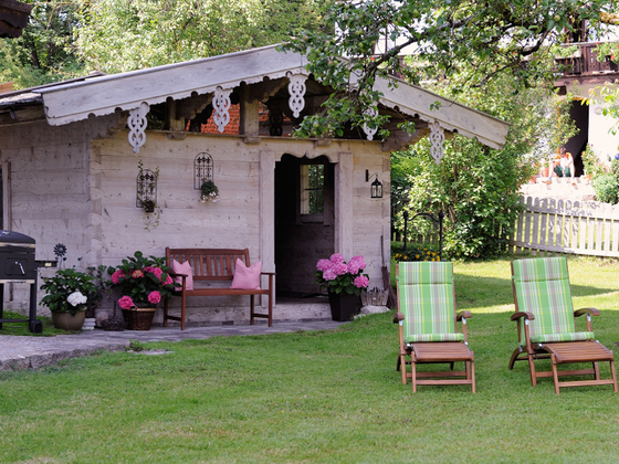unser Garten zum ausruhen