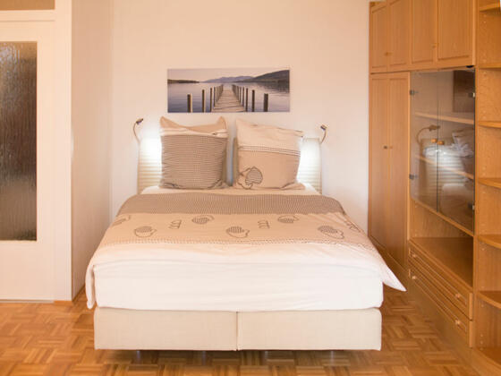 Schlafbereich Studio Chiemsee