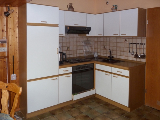 Küchenzeile Ferienwohnung Kurzeder