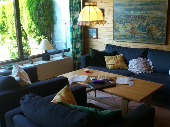 Wohnzimmer Ferienwohnung Hurler