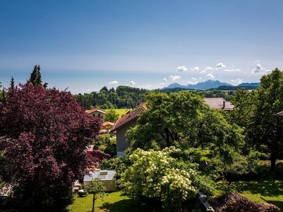 Aussicht vom Balkon Wohnung 2 Ferienwohnung Hötzelsperger