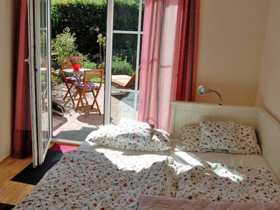 Schlafzimmeransicht Landhaus Ambiente