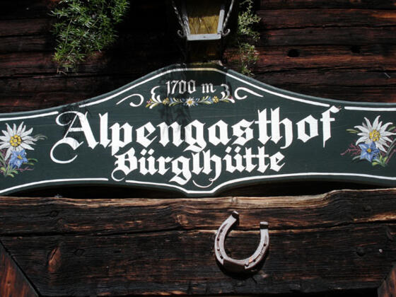 Die Bürglhütte auf 1.700 m