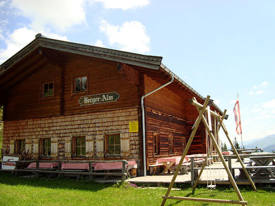 Berger Alm - Einkehrmöglichkeit kurz vor der Mittelstation