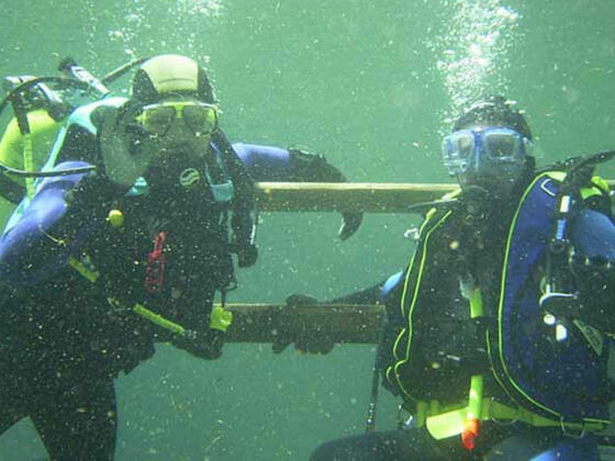 Taucher der Tauchschule Koralle