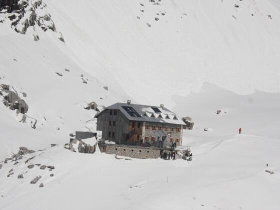 Adamekhütte am Dachsteingletscher