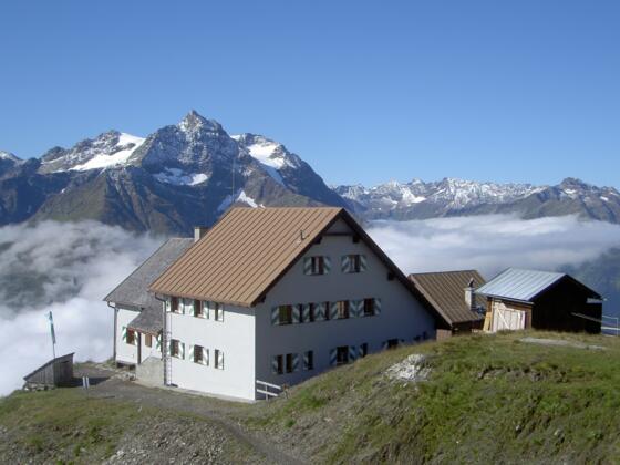 Über den Wolken auf der Ansbacher Hütte