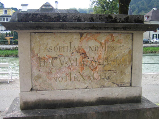 Gedenkstein für Erzherzogin Sophie