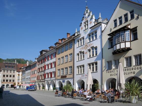 Die Marktgasse in der Feldkircher Innenstadt